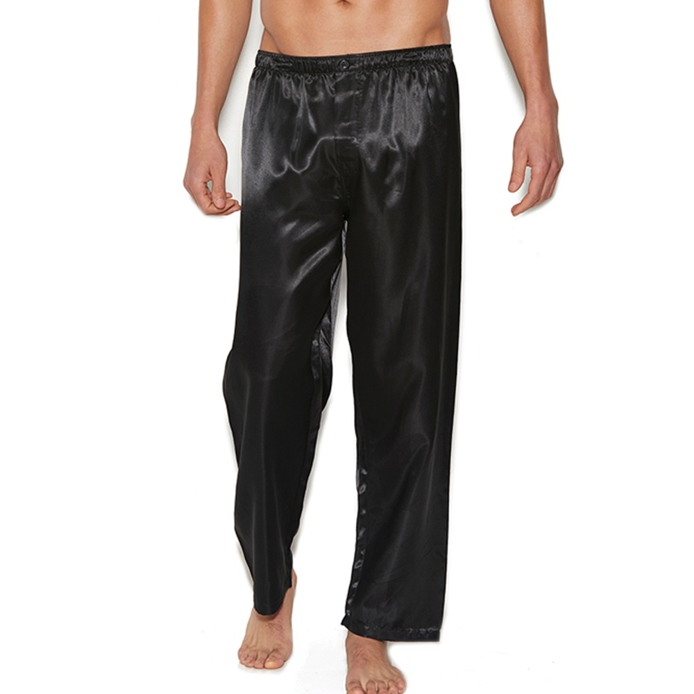 Unisex Satin Lounge Sleep Pajama Pants Charmeuse